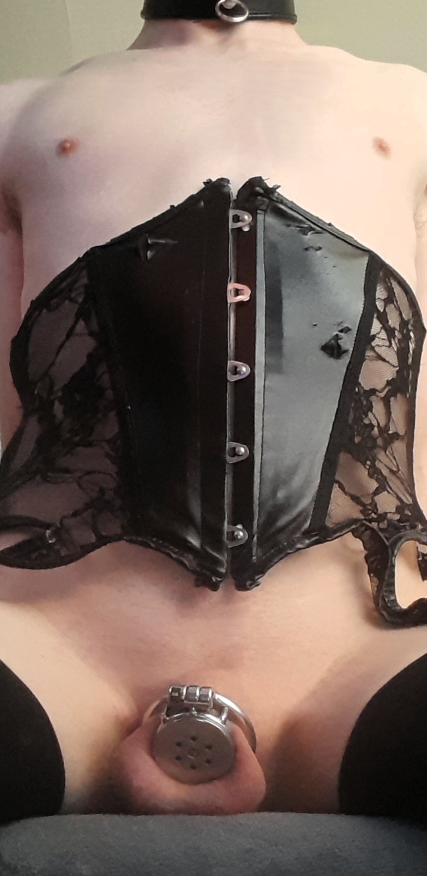 Sissy lingerie and chastity